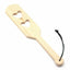 House Of Dasein Double Heart Bamboo Spanking Paddle Impact Play Fetish Bdsm
