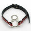 House Of Dasein Metal Double Ring Open Mouth Gag Deep Throat Training Bdsm Bondage Restraints - Red