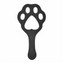 House Of Dasein Black Dog Paw Spanking Paddle Pu Leather Bdsm Toy Impact Pet Play Fetish - Black