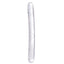 House Of Dasein Double Ended Dildo Transparent Clear Jelly Two Head Dong Couple - Clear
