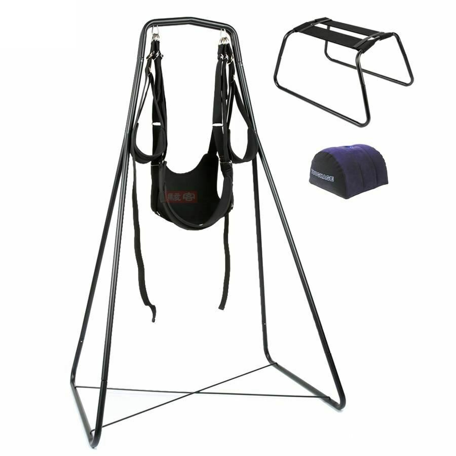 House Of Dasein Swing With Frame Inflatable Sex Pillow Hanging Love Chair Main image