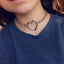 House Of Dasein Women Sexy Harajuku Silver Heart Link Chain Necklace Bdsm Choker Collar - Xl