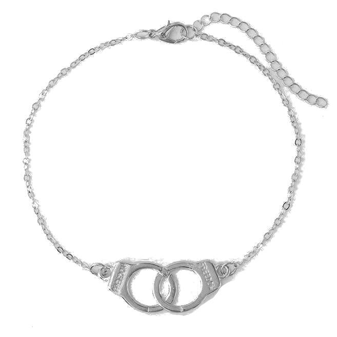 House Of Dasein Discreet Bdsm Handcuffs Anklet Collars Submissive Symbolic Jewelry - Silver