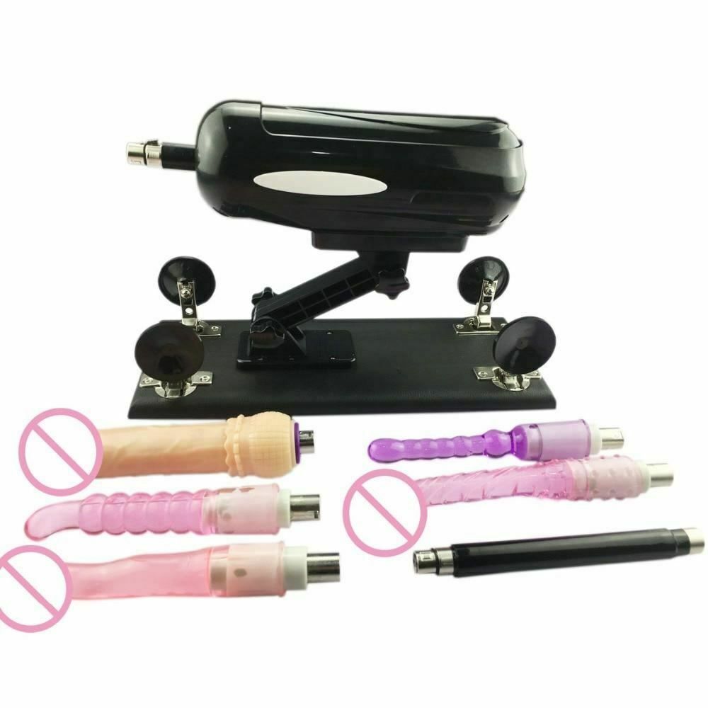 House Of Dasein F2 Automatic Sex Machine 5 Dildos Powerful Thrusting Masturbation Anal - Black