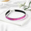 House Of Dasein Bdsm Day Collar Holographic Choker Submissive Pu Leather Necklace - Rose Red