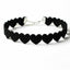 House Of Dasein Bdsm Day Collar Black Hollow Out Or Solid Love Heart Choker Necklace - Black - Solid
