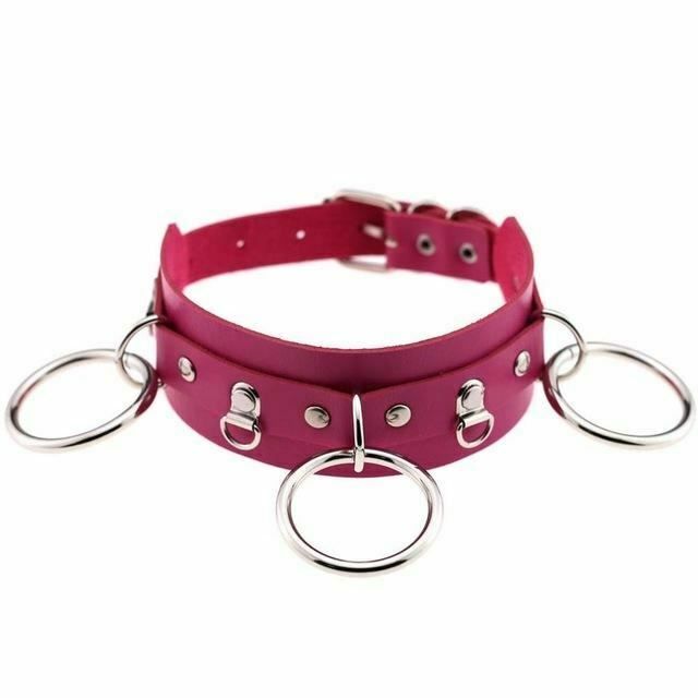 House Of Dasein Ring Collar Sexy Choker Harajuku All Colours Gothic - Rose Main image
