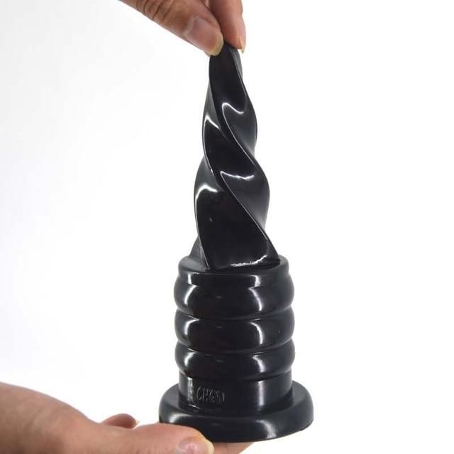 House Of Dasein Unique Novelty Anal Ice Cream Small Butt Plug Masturbation Dildo Black Standard - Black