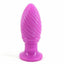 House Of Dasein Thread Huge Anal Dildo Silicone Butt Plug Dong Suction Cup - Purple