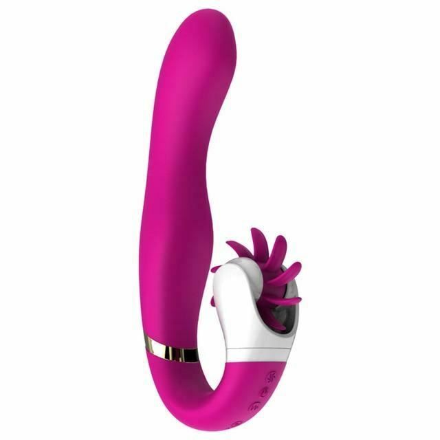 House Of Dasein Tongue Licking Clitoris G Spot Vibrator Oral Sex Stimulation Women Clitoral - Purple Main image