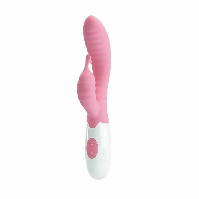 House Of Dasein Pretty Love Silicone Rabbit Vibrator Double Clitoris G Spot Stimulation Women - Pink Main image