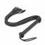 House Of Dasein 75Cm Braided Leather Flogger Bdsm Spanking Bondage - Black Purple