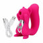 House Of Dasein Novelty Squirrel Vibrator Sucking Vibrating Clitoris Suction Nipple Play Women - Rose Red