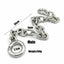 House Of Dasein Stainless Steel Toe Cuffs Chains Metal Shackles Foot Bondage Sex Slave Bdsm Toy - Male