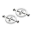 House Of Dasein Metal Nipple Clamps Breast Stimulator Slave Restraints Bondage Bdsm