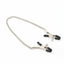 House Of Dasein Metal Nipple Clamps With Chains Bdsm Bondage Beginners Fetish Kink - Black