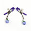 House Of Dasein Cute Red Strawberry Bells Nipple Clamps Breast Clips Bdsm Kink - Purple