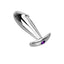 House Of Dasein Metal Jewel Rhinestone Butt Plug Masturbation Anal Fetish Bdsm - Purple