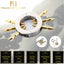 House Of Dasein Golden Spikes Ball Stretcher Metal Scrotum Cock Ring Bdsm Fetish - Gold