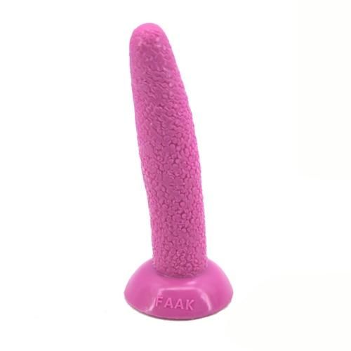House Of Dasein Long Silicone Flexible Dildo Anal Dong Suction Cup Masturbation - Pink