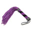 House Of Dasein Purple Real Leather Flogger Spanking Sex Whip Bdsm Impact Play Fetish - Purple