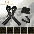 House Of Dasein Sex Swing Love Position Harness Bdsm Bondage Restraints Couples - Black