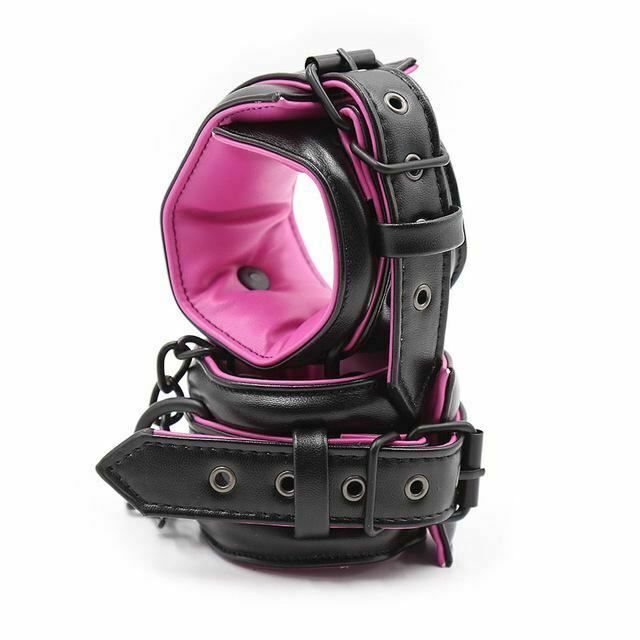 House Of Dasein Soft Pink Ankle Wrist Cuffs Restraints Bdsm Fetish Kink - Black - Ankle Cuffs