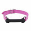 House Of Dasein Pink Blue Silicone Dog Bone Gag Puppy Pony Pet Play Bdsm Bondage Restraints - Red