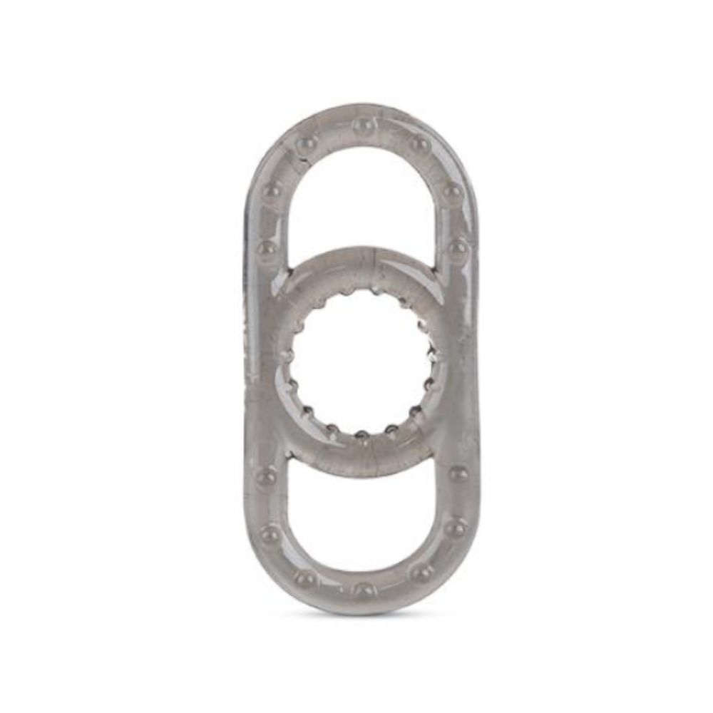 House Of Dasein Stretchy Silicone Penis Cock And Balls Ring Erection Enhancer Men - Grey