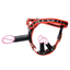 House Of Dasein Big Fantasy Harness Triple Dildos Pegging Kit Red Black Strapon - Red - Big