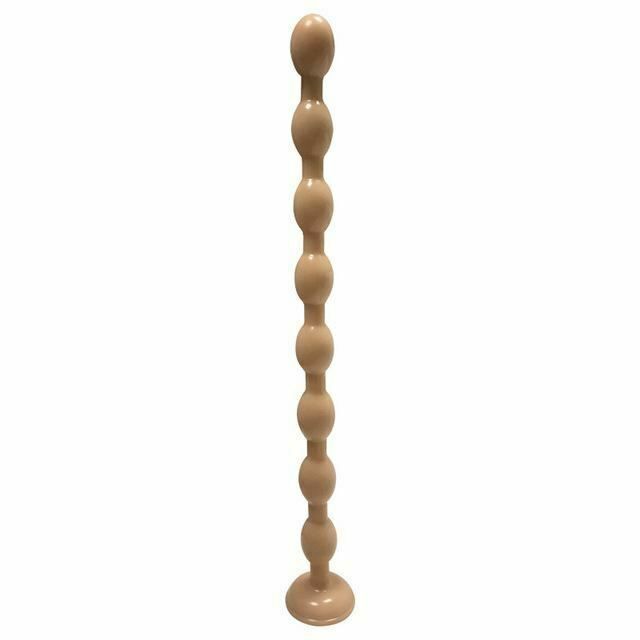 House Of Dasein 19.69 Inch Super Long Beads Anal Masturbator With Suction Cup - Flesh