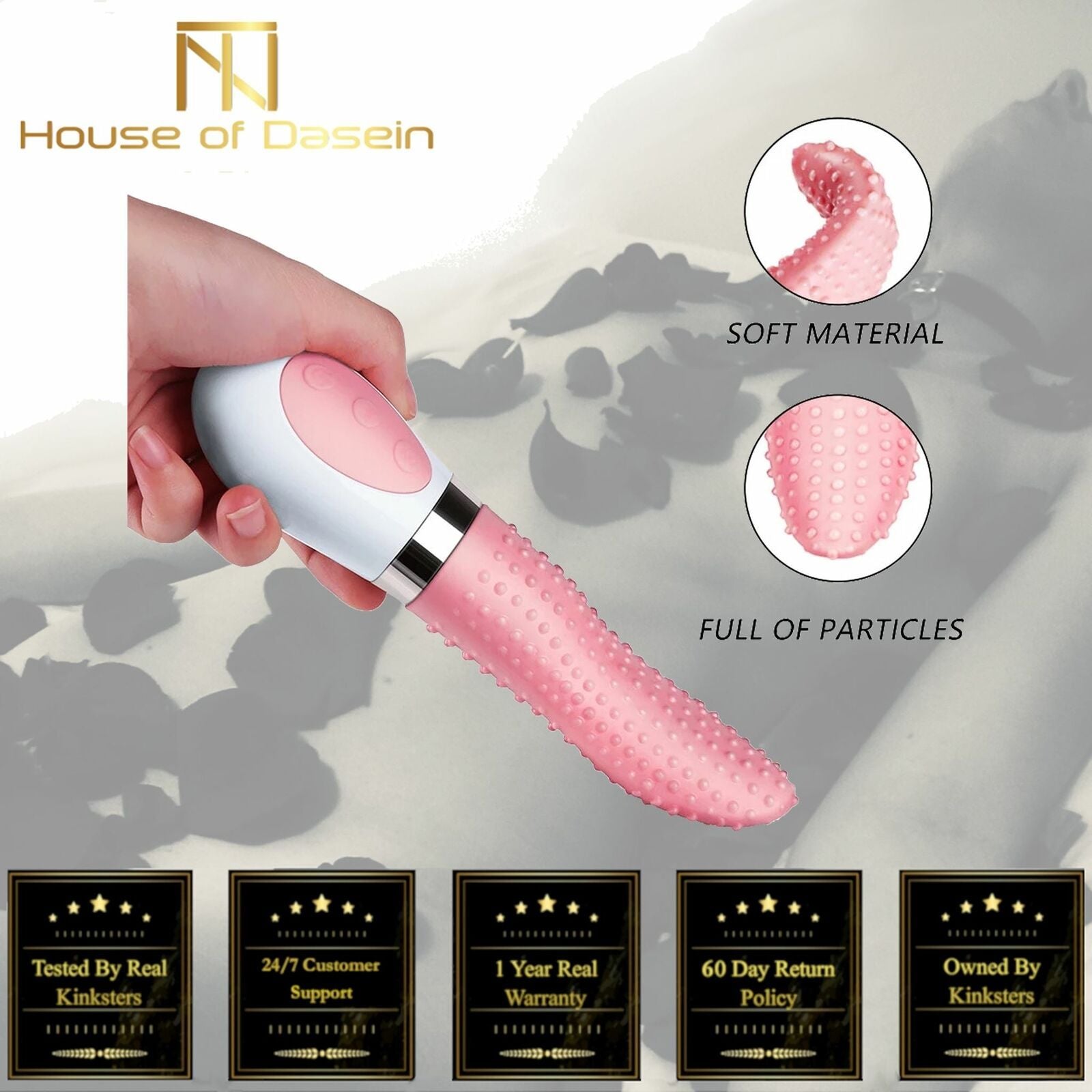 House Of Dasein Magic Clitoral Vibrator Clitoris G Spot Stimulation Vibrating Tongue Main image