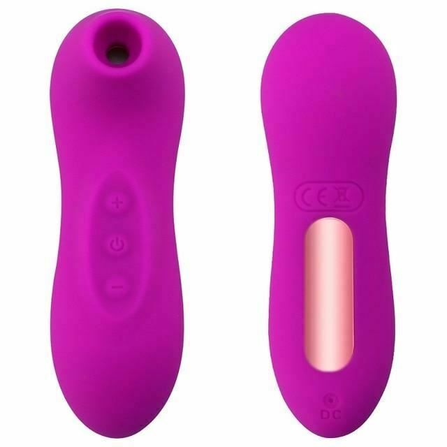 House Of Dasein Powerful Clitoral Suction Vibrator Rechargeable - Hot Pink - Style B