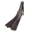 House Of Dasein Bdsm Sawtooth Spanking Whip Genuine Leather Double Row Paddle - Brown
