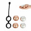 House Of Dasein Safe Silicone Metal Kegel For Women Vaginal Tightening Jiggle Balls - Gold