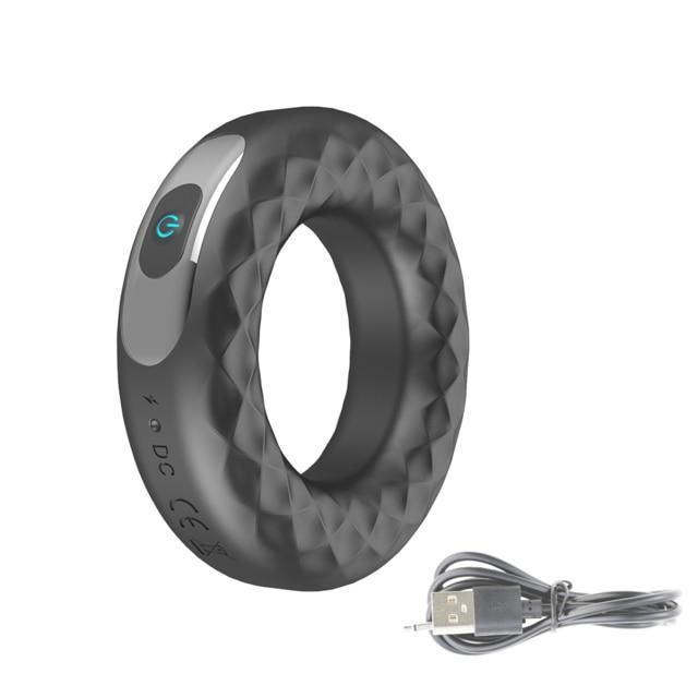 House Of Dasein Rechargeable Speed Vibrating Penis Cock Ring Vibrator Main image