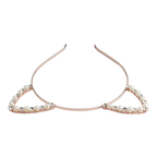 House Of Dasein Rhinestone Cat Ear Headband Kitten Pet Play Bdsm Accessories - Rose Gold