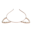 House Of Dasein Rhinestone Cat Ear Headband Kitten Pet Play Bdsm Accessories - Rose Gold