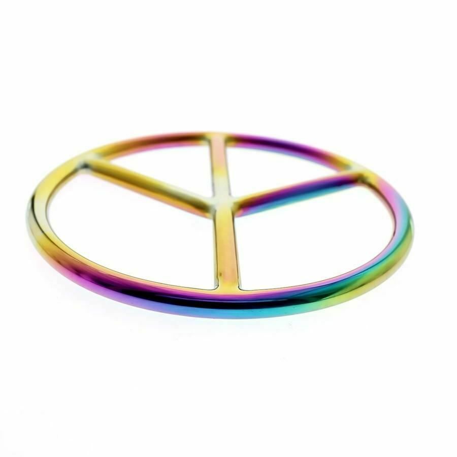 House Of Dasein Rainbow Shibari Stainless Steel Bondage Suspension Ring Bdsm - Rainbow