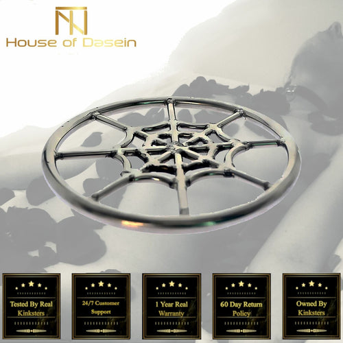 House Of Dasein Spider Shibari Metal Bondage Web Ring Bdsm Restraints