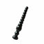 House Of Dasein Small / Large Long Black Beads Butt Plug Prostate Massager Anal Play Fetish - Black - Small