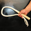 House Of Dasein White 3 Size Leather Whip Bdsm Spanking Impact Play Toy - White - 80Cm