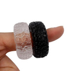 House Of Dasein Two Pack Silicone Cock Rings Black Clear Delay Orgasm Men Sex Toys Set - Black
