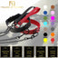 House Of Dasein Rivet Slave Collar With Leash Bdsm Bondage Pet Play Owned Submissive - Fuschia
