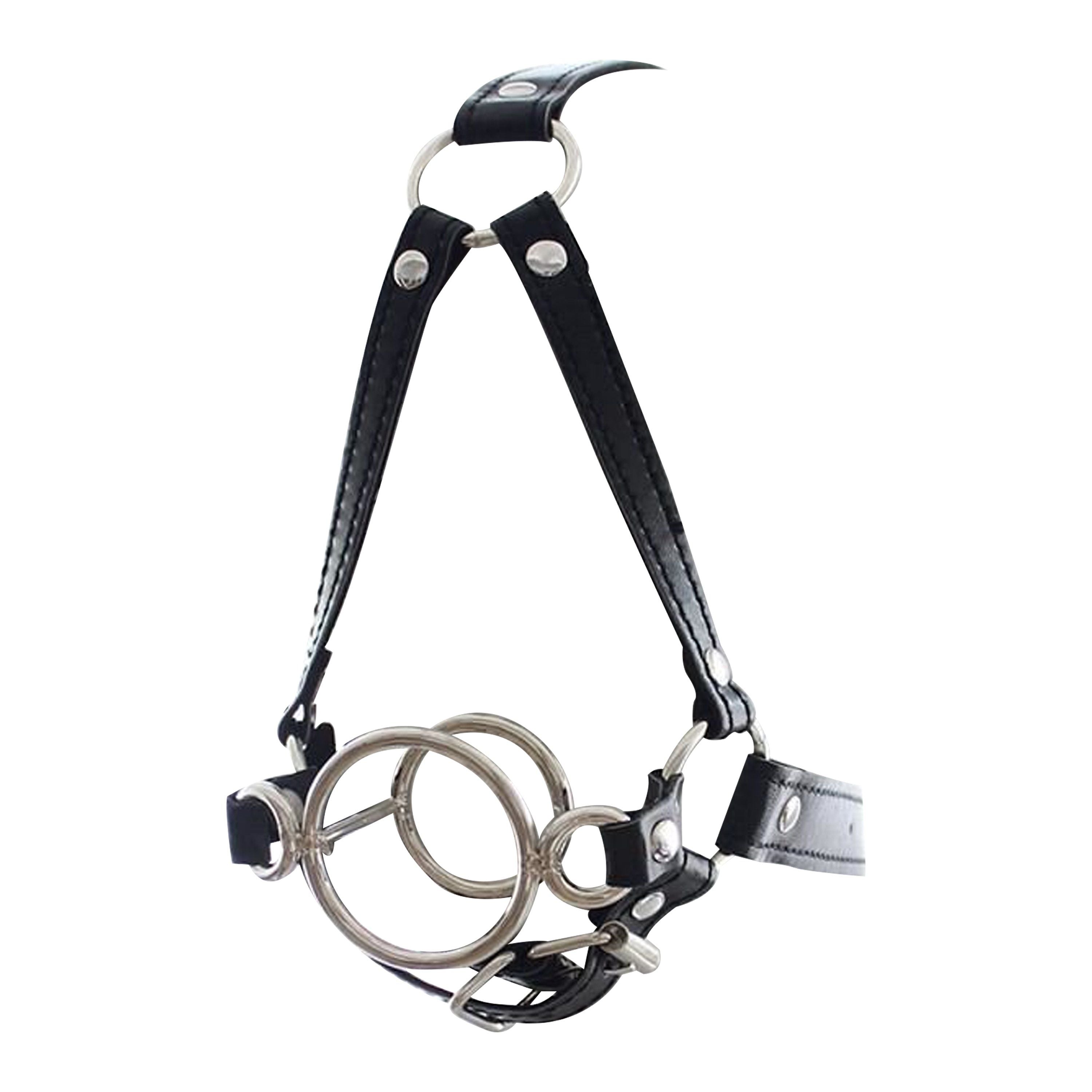 House Of Dasein Head Harness Open Mouth Gag Bondage Kink Fetish Restraints