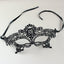 House Of Dasein Black Lace Sexy Erotic Eye Mask Cosplay Bondage Kink Bdsm Fetish Restraints - Black - 2Pcs
