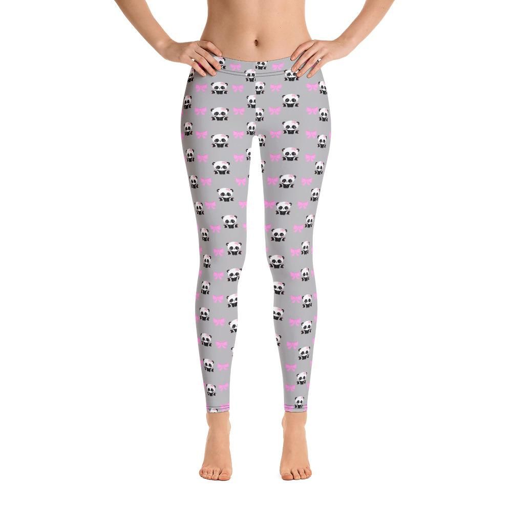 House Of Dasein Panda Pink Bow Leggings Ddlg Submissive Clothing - Pink - Xl Main image