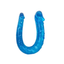 House Of Dasein Colorful Double Ended Bdsm Dildo Soft Jelly Anal Plug Couples - Blue
