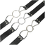 House Of Dasein Metal Open Mouth Ring Gag Bondage Kink Fetish Restraints - Black - Small