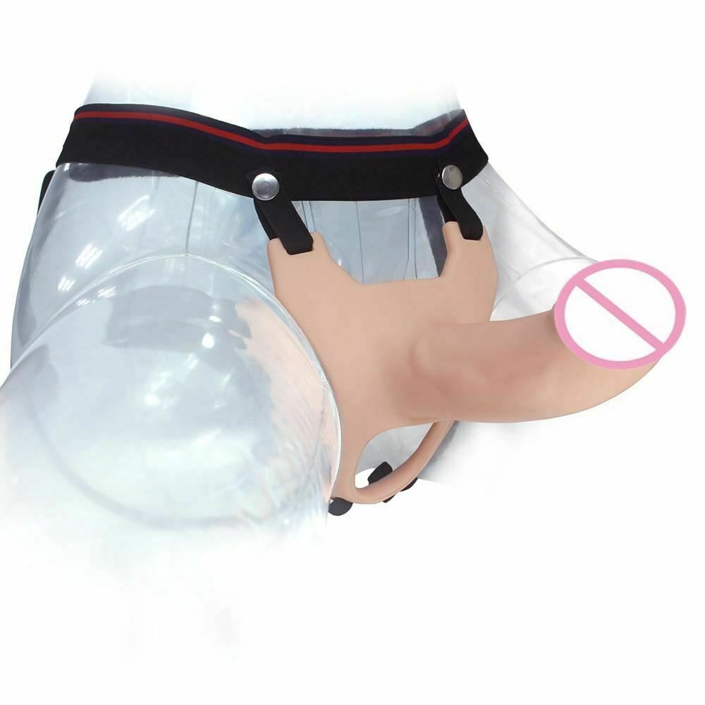 House Of Dasein Hollow Huge Strapon Harness For Men Realistic Dildo Pants Penis Enlarger - Flesh - S Main image